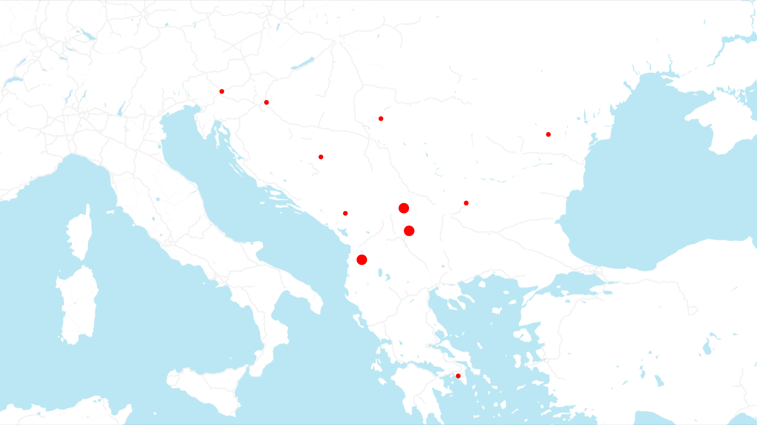Mapa na kancelariite na Vatra